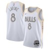 Män Chicago Bulls Tröja Zach Lavine Nike 2024-25 City Edition Vit Swingman